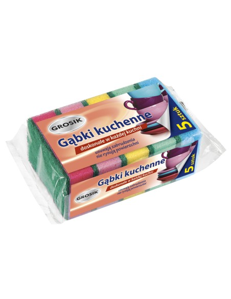 Gąbki kuchenne Grosik 5 sztuk 5900536225081