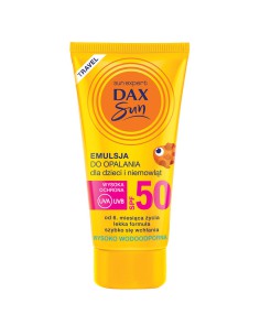 Wodoodporna emulsja do opalania dla dzieci SPF 50 Dax Sun 50 ml 5900525059925