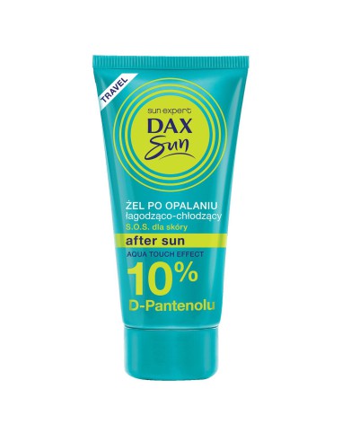 Chłodząco-łagodzący żel po opalaniu 10% D-Pantenol SOS dla skóry Dax Sun Travel 50 ml 5900525059932