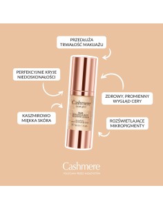 Baza wygładzająco-rozświetlająca pod makijaż Cashmere Secret Glam 30 ml 5900525031259 2