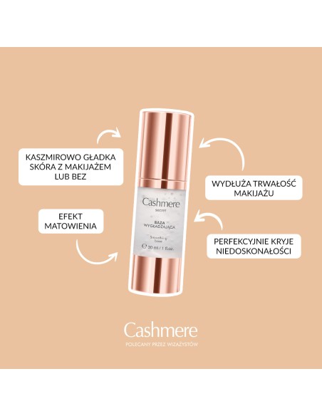 Baza wygładzająca pod makijaż Cashmere Secret 30 ml - Kosmetyki do makijażu Baza wygładzająca pod makijaż Cashmere Secret 30 ml 5900525031006 2