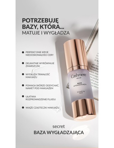 Baza wygładzająca pod makijaż Cashmere Secret 30 ml 5900525031006 4