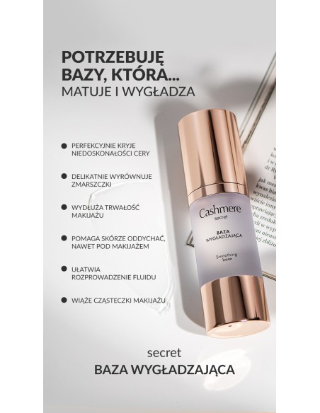 Baza wygładzająca pod makijaż Cashmere Secret 30 ml - Kosmetyki do makijażu Baza wygładzająca pod makijaż Cashmere Secret 30 ml 5900525031006 4