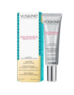 Regenerujący krem pod oczy, na powieki i wokół ust Yoskine Okinawa Green Caviar 15 ml 5900525065261