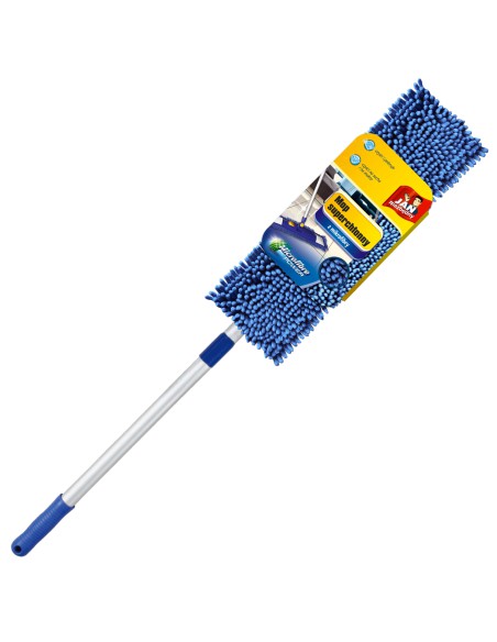 Granatowy mop płaski z mikrofibry  Jan Niezbędny 5900536263168