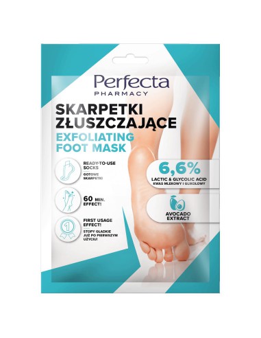 Złuszczające skarpetki Perfecta Pharmacy 5900525064769