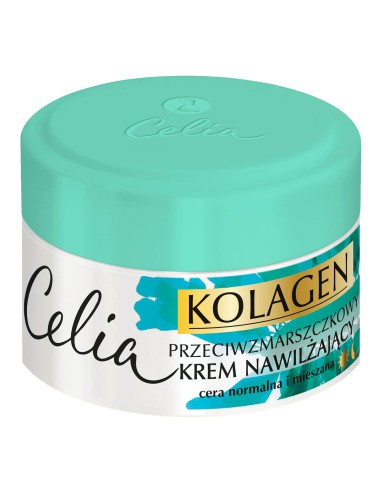 Krem z algami przeciwzmarszczkowy Celia Kolagen 50 ml - Krem do twarzy