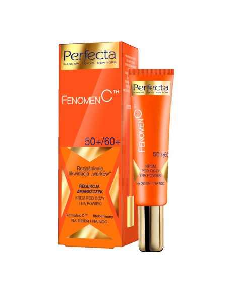 Likwidujący worki krem pod oczy i na powieki Perfecta Fenomen C 50+/60+ 15 ml - Krem pod oczy Likwidujący worki krem pod oczy i na powieki Perfecta Fenomen C 50+/60+ 15 ml 5900525044310