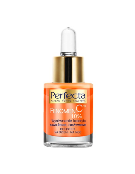 Wyrównujący koloryt skóry booster na dzień i na noc Perfecta Fenomen C 15 ml - Kosmetyki do twarzy Wyrównujący koloryt skóry booster na dzień i na noc Perfecta Fenomen C 15 ml 5900525042248 2