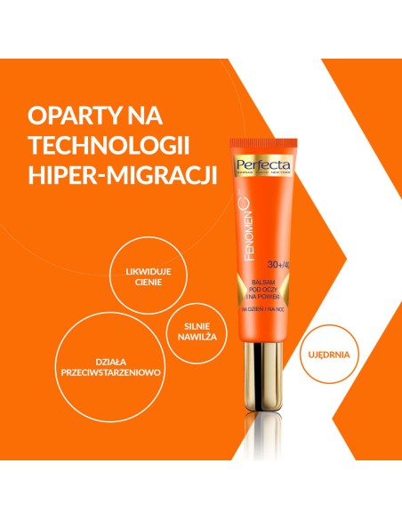 Balsam pod oczy i na powieki Perfecta Fenomen C 15 ml - Krem pod oczy Balsam pod oczy i na powieki Perfecta Fenomen C 15 ml 5900525042231 5