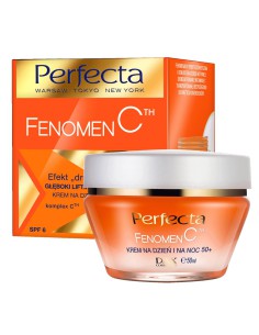 Nawilżająco-liftingujący krem na dzień i noc Perfecta Fenomen C 50+ 50 ml 5900525042224
