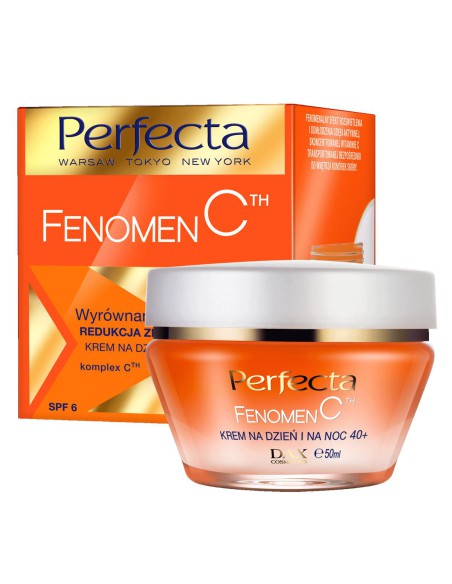 Krem wyrównujący koloryt na dzień i noc Perfecta Fenomen C  40+ 50 ml 5900525042217