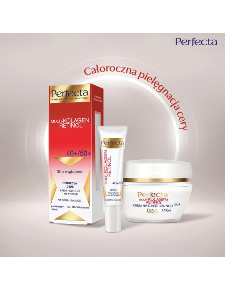 Kolagenowy krem pod oczy i na okolice ust Perfecta 40+/50+ 15 ml - Kremy pod oczy Kolagenowy krem pod oczy i na okolice ust Perfecta 40+/50+ 15 ml 5900525050823 3