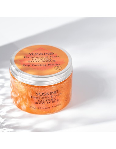 Złuszczający peeling cukrowy do ciała Yoskine Happiness Rituals Satsuma 300 g 5900525072924 4