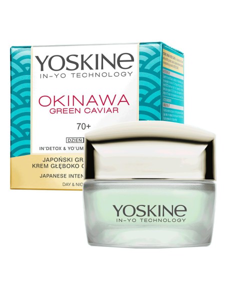 Odżywczy krem 70+ na dzień i noc Yoskine Okinawa Green Caviar 70+ 50 ml 5900525065230