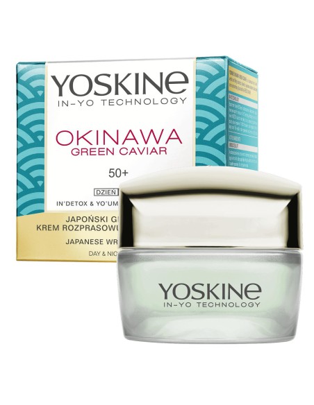Krem z kawiorem 50+ na dzień i noc Yoskine Okinawa Green Caviar 50+ 50 ml 5900525058713
