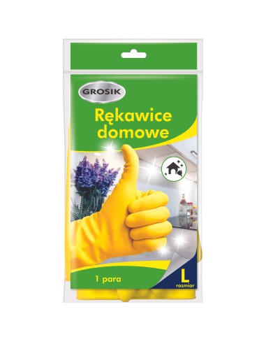 Rękawiczki L domowe Grosik - Pozostałe artykuły do sprzątnia