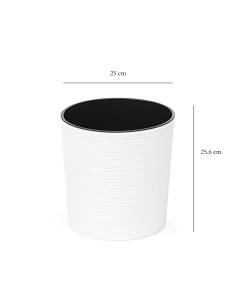 Donica biała MALWA 250 Lamela 5900119057221 2