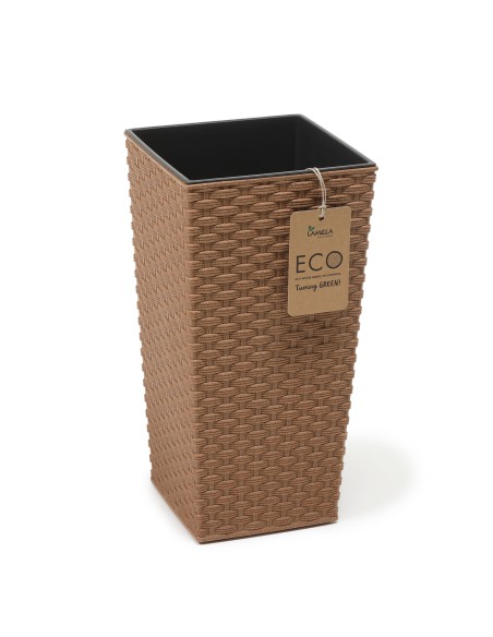 Doniczka naturalne drewno Finezja Eco Wood 300x300 Lamela 5900119388233 4