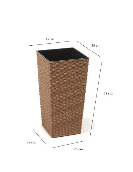 Doniczka z naturalnego drewna 350x350 Lamela 5900119388240 2