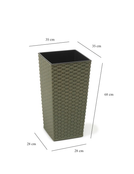 Doniczka w zielonej barwie 350x350Lamela 5900119428243 2