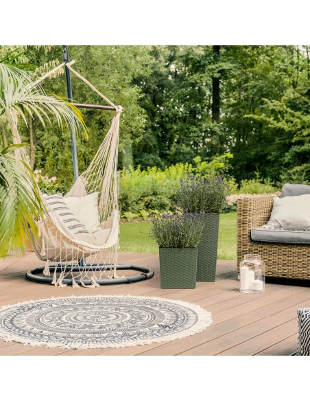 Doniczka w zielonej barwie 350x350Lamela 5900119428243 5