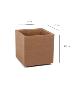 Kwietnik KARO ECO drewniana 400x400 Lamela 5900119388844 2
