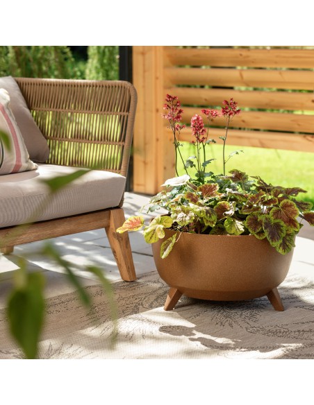 Misa zielony leśny 470 ROMA ECO wood Lamela - Kosze i osłonki na donice Misa zielony leśny 470 ROMA ECO wood Lamela 5900119429226 10