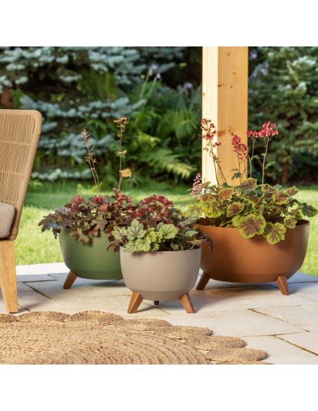 Zielony leśny misa Roma Eco wood owalna 430 Lamela - Kosze i osłonki na donice Zielony leśny misa Roma Eco wood owalna 430 Lamela 5900119429240 11