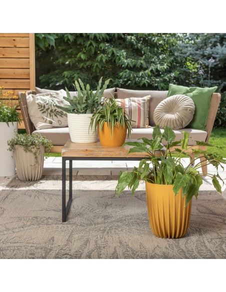 Zielona doniczka MIRA ECO 390 mm Lamela 5900119429417 11