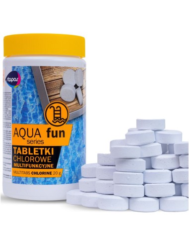 Multifunkcyjne tabletki chlorowe Stapar 1kg - Chemia basenowa