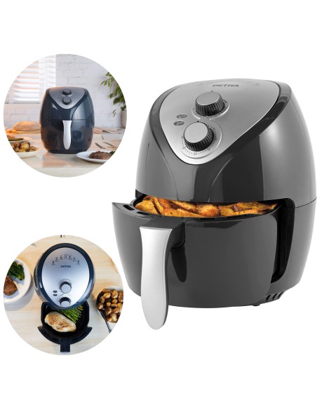 Frytkownica parowa 3.2L hot air fryer Petra - Frytkownice beztłuszczowe Frytkownica parowa 3.2L hot air fryer Petra 5054061475258
