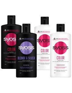 Zestaw 2 szamponów, 2 odżywek do włosów farbowanych Syoss 3838824404790
