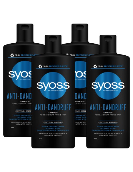 Zestaw 4 szamponów przeciwłupieżowych dla kobiet Syoss 3838824405056 4