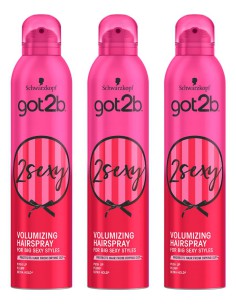 Lakier do włosów zwiększający objętość 3x300ml Got2b Schwarzkopf 3838824404608