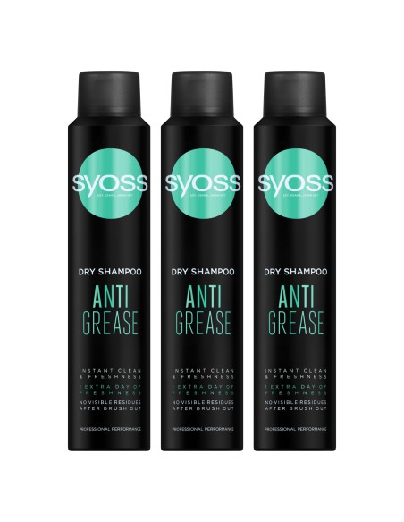 Odświeżający suchy szampon do włosów 3x200ml Syoss 3838824405957 2