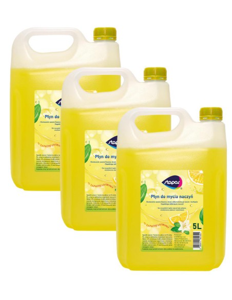 Cytrynowy płyn do mycia naczyń Stapar 5L 3x - Strona główna Cytrynowy płyn do mycia naczyń Stapar 5L 3x 5903111621094 2