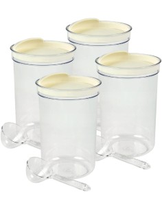 Praktyczny pojemnik na artykuły sypkie 1,7L Curver 4x 3253921397040