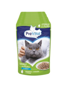 Karma mokra dla kotów sterylizowanych PreVital Sterile 12x100g 5999546172768