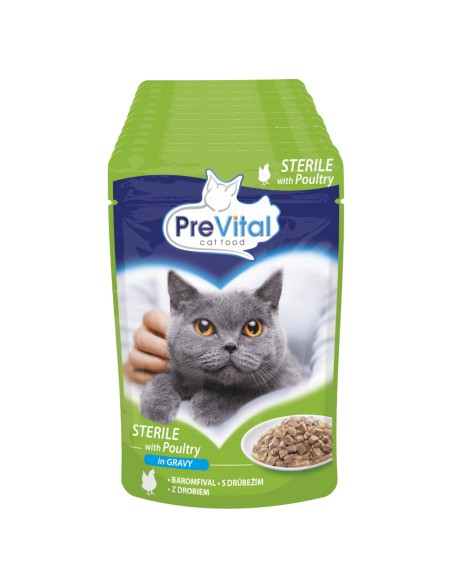 Karma mokra dla kotów sterylizowanych PreVital Sterile 12x100g 5999546172768 7