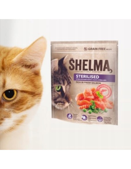 Wielopak karmy dla kotów sterylizowanych bezzbożowa Shelma  5x750g 8595606405288 6