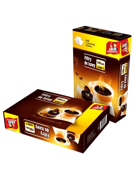 Filtry w rozmiarze 4 -do ekspresu 500szt Jan Niezbędny 5900536280240 6