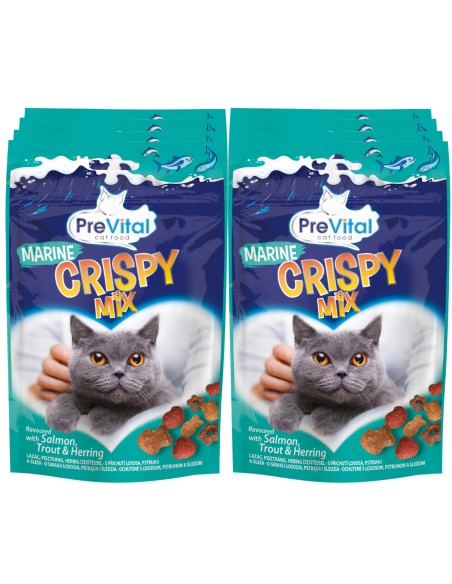 Przysmak z rybą dla dorosłych kotów PreVital Snack 8x60g 5999566111365 5