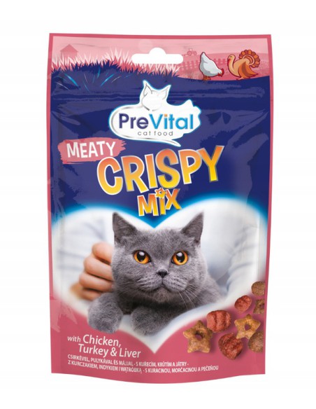 Drobiowy przysmak dla dorosłych kotów PreVital Snack 16x60g 5999566111358 6