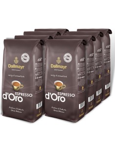 Kawa w ziarnach Espresso d'Oro  Zestaw 8 x 1kg Dallmayr 4008167154679