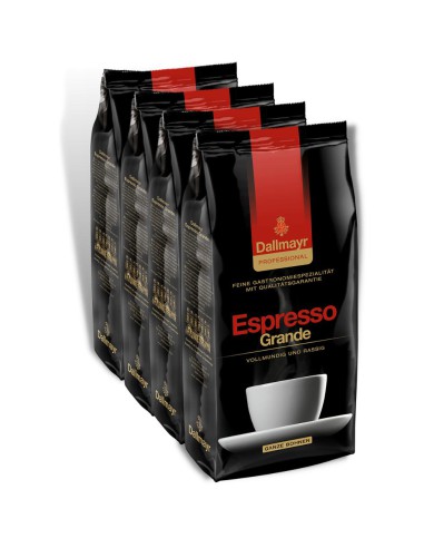 Kawa ziarnista Espresso Grande Zestaw 4 x 1kg Dallmayr - Kawa ziarnista