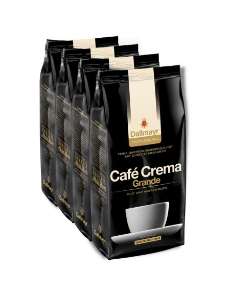 Kawa w ziarnach Crema Grande ziarnista Zestaw 4 x 1kg Dallmayr 4008167071532 5