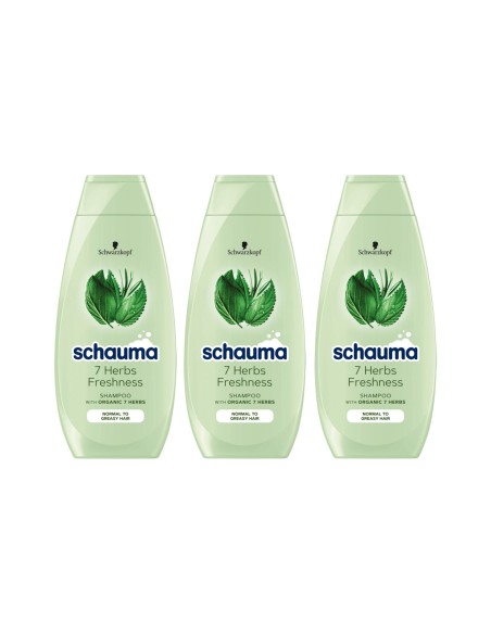 Wzmacniający szampon 7 ziół nowe opakowanie Schauma 3 sztuki 3838824413716 2