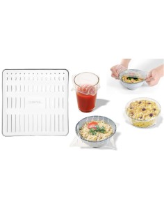 Pokrywki silikonowe do żywności uniwersalne  4 szt Curver 3253928151010 2