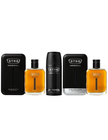 Wyjątkowy zestaw dla mężczyzn: Woda toaletowa + Woda po goleniu + Dezodorant STR8 Original 5201314153528 16